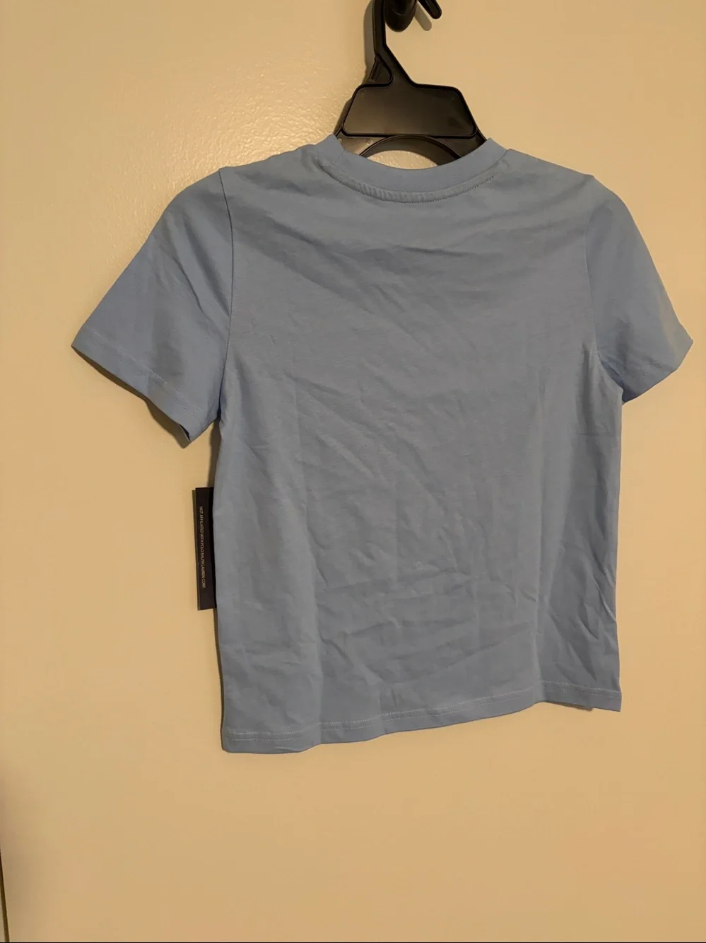 U.S. Polo Assn. Light Blue Short Sleeve Tee with Navy Logo